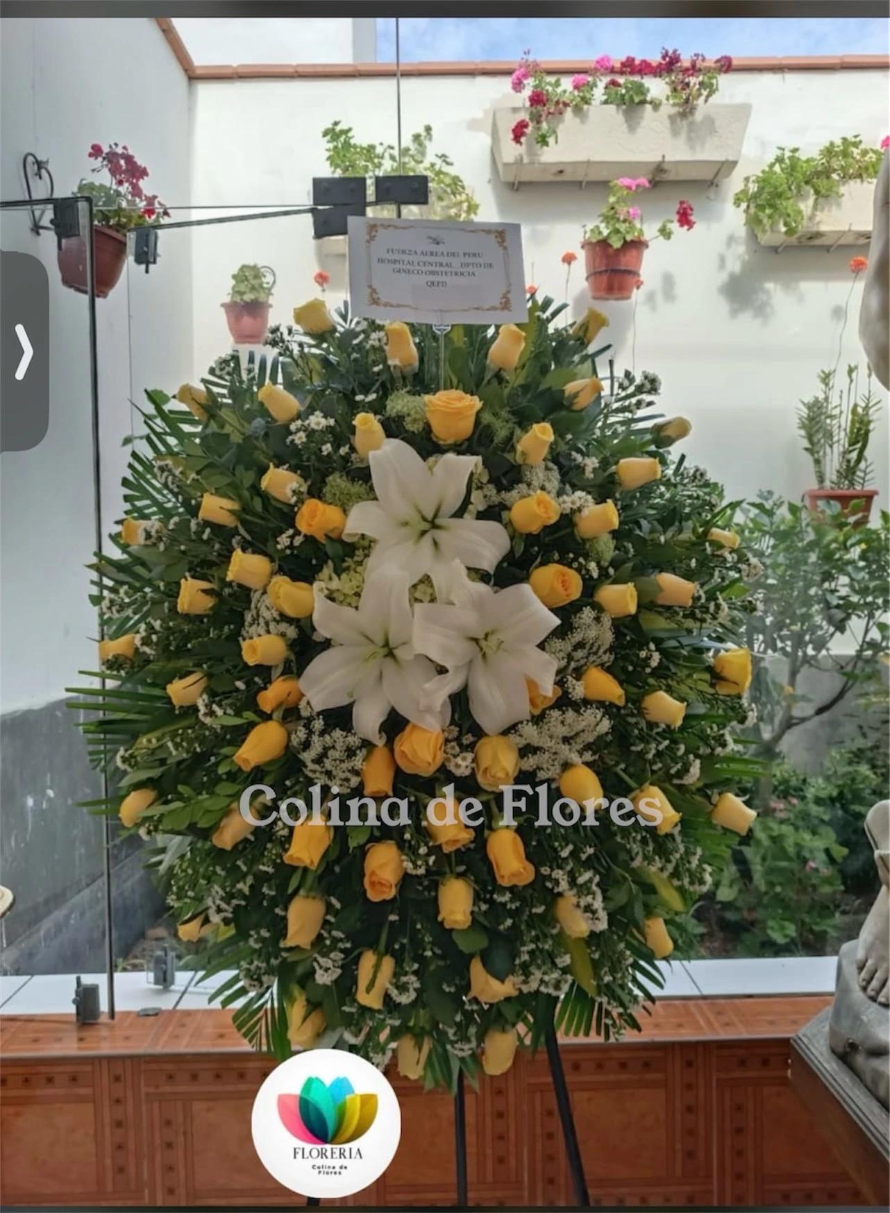 Trípode amarillo 