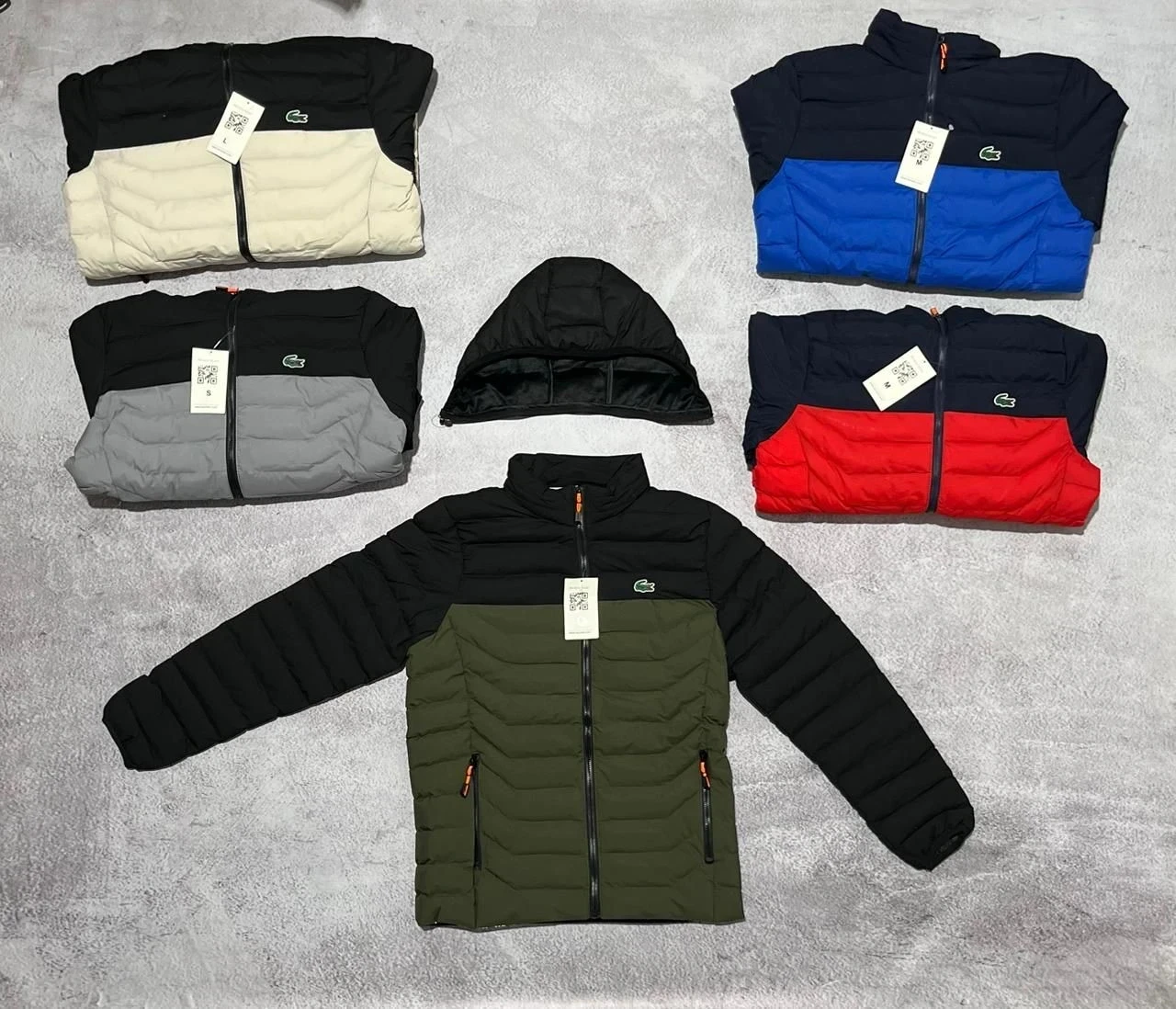 CAMPERAS LACOSTE COMBINADAS 