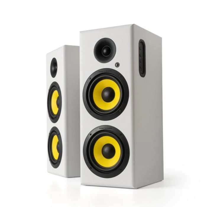Bocinas 2.0 con Bass Reflex, Bluetooth 5.3, 120W