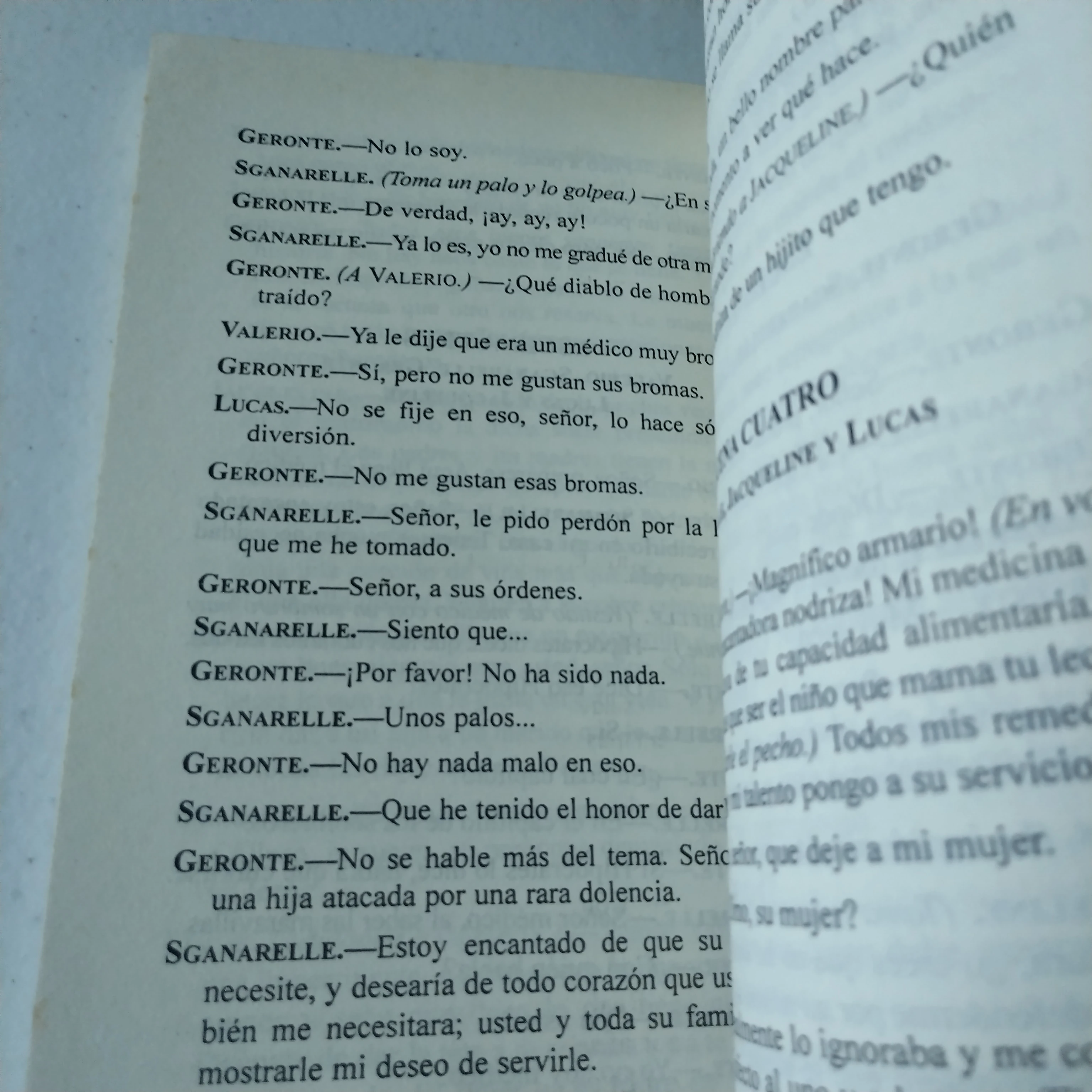 El avaro, el médico a palos, Moliere 3