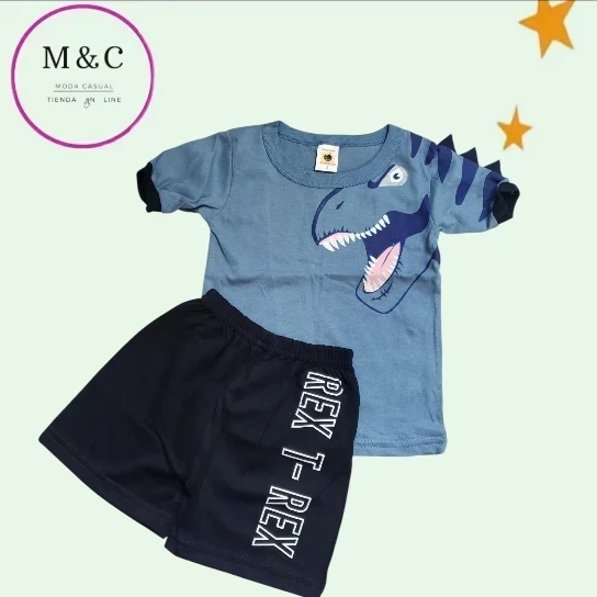conjunto dino T-2 para bebé  10