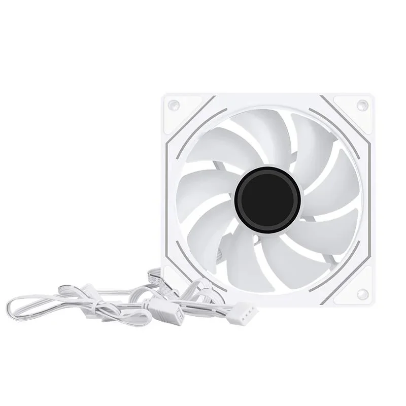 Kit X4 ventiladores Segotep HB 12 blanco RGB 