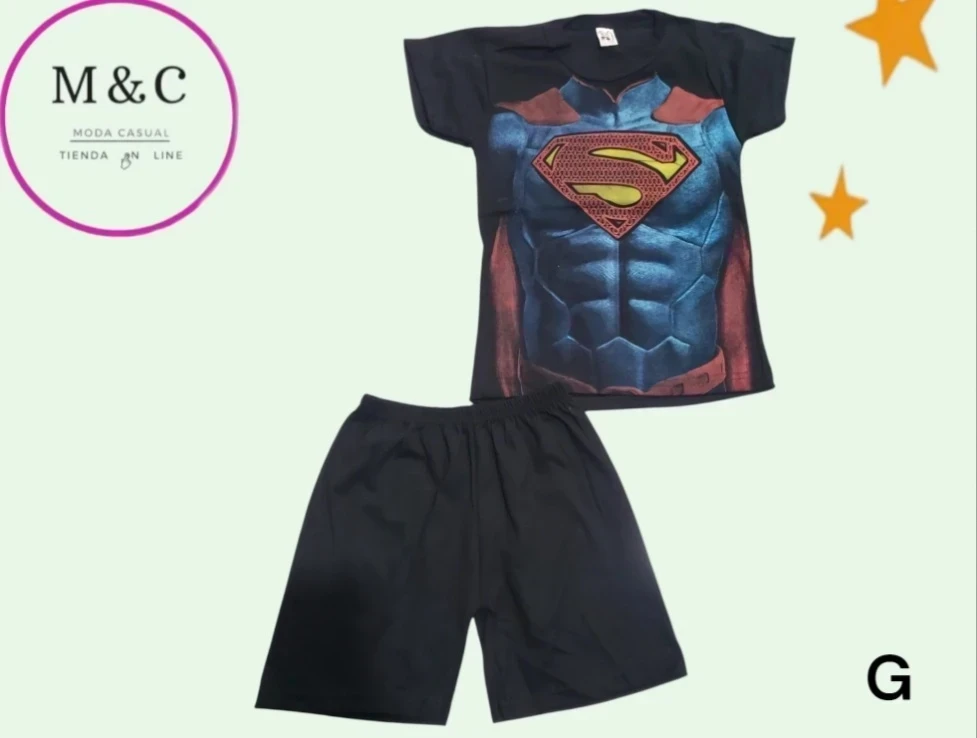 conjunto neon para niño T-M