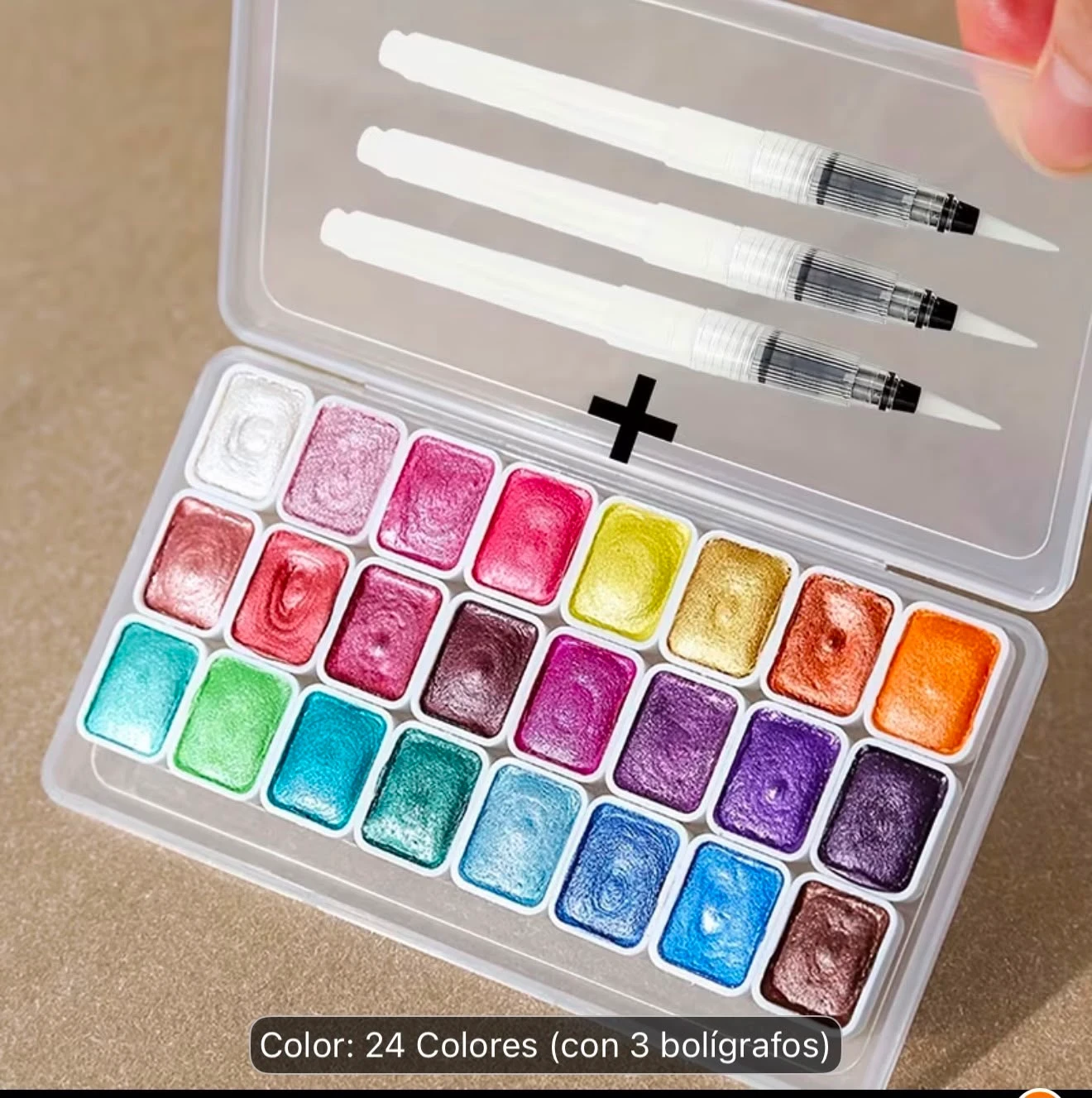 lumera beuty paleta de maquillaje x24 colores