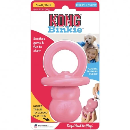 Kong Puppy Binkie Medium rosado