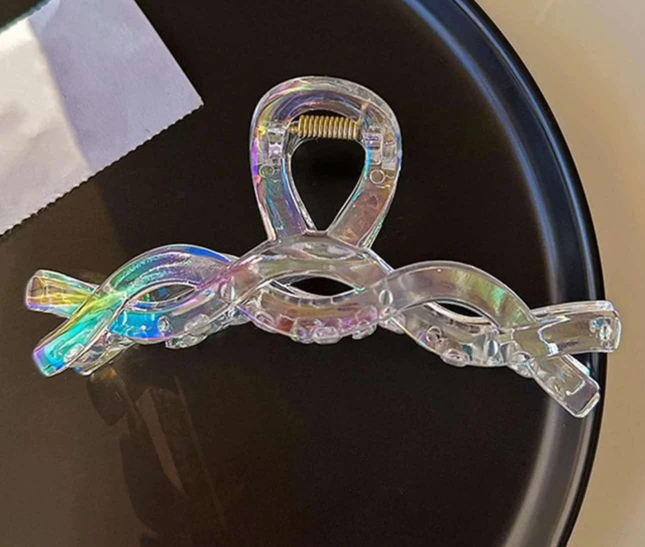 Pinza transparente