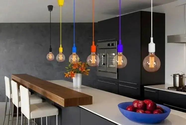 Portalámpara De Plástico Aguiled Varios Colores  3