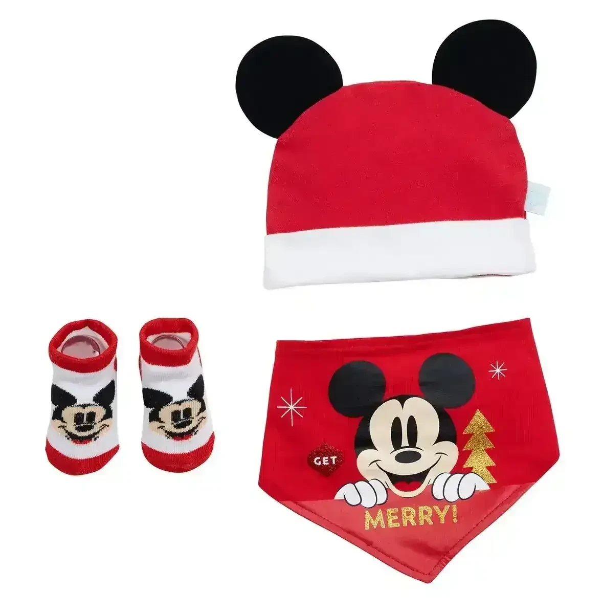Set 3 piezas Navidad Minnie y Mickey 4