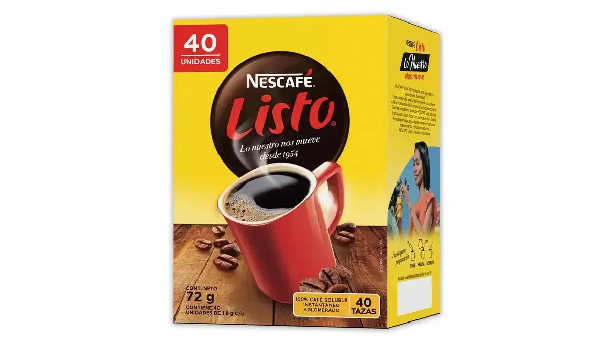 Café Listo 40 sobres 
