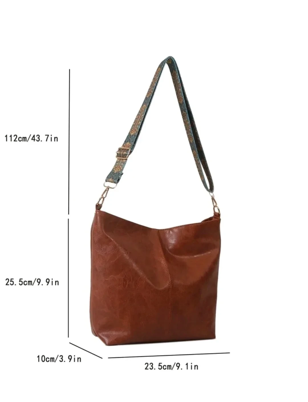Bolsa retro marrón  3