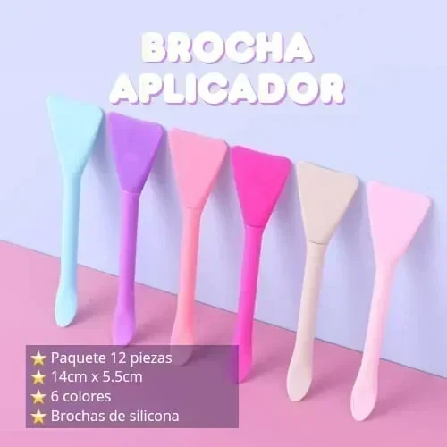 12na Aplicador Espátula para mascarilla 