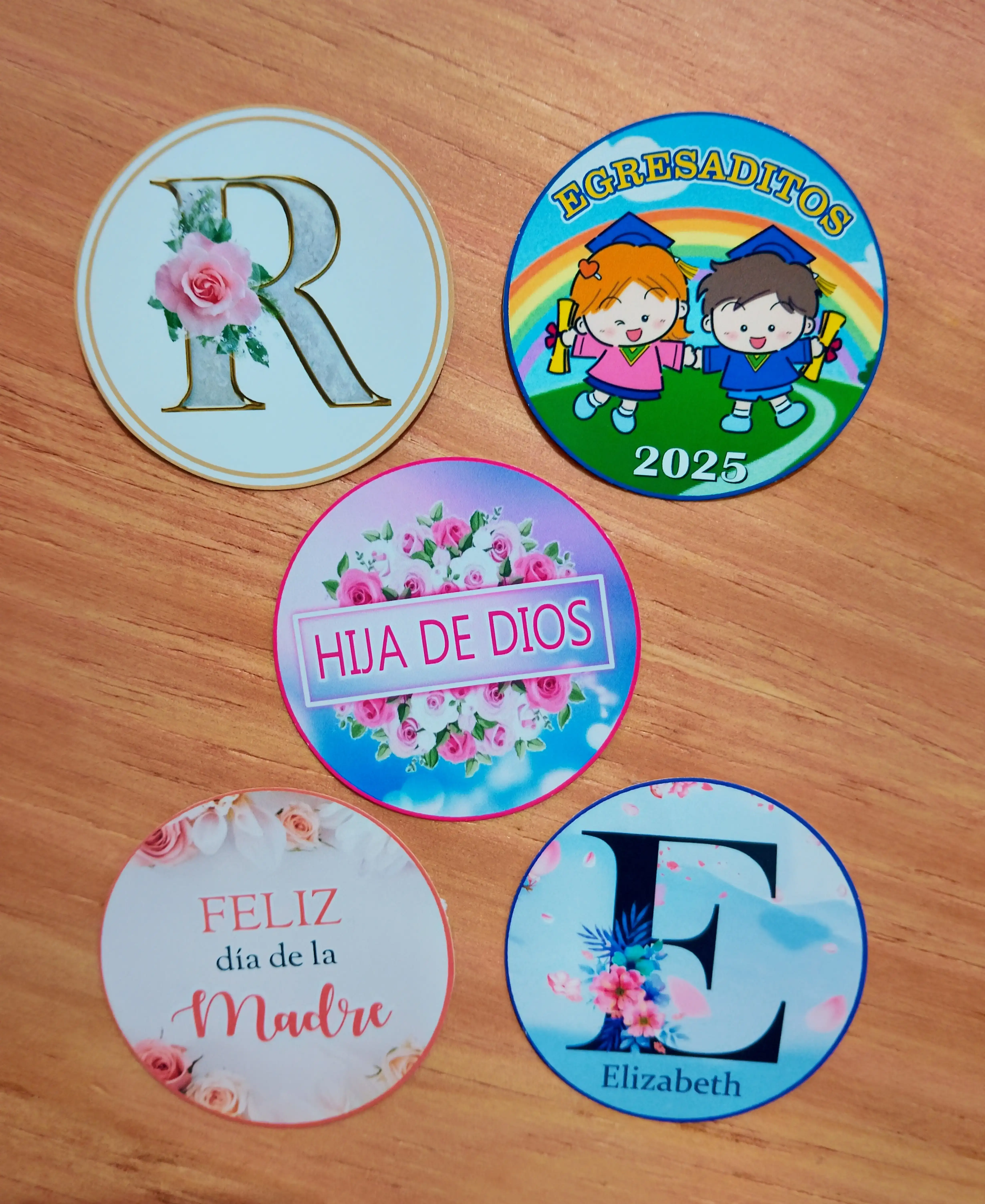 Pack x100 Etiquetas circulares