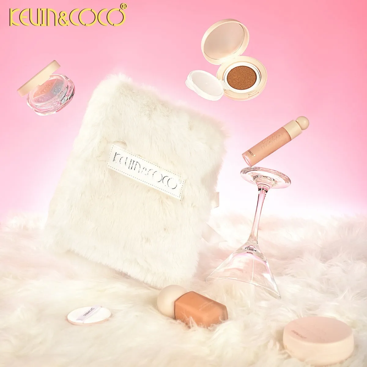 Set de Maquillaje Facial 4 piezas 