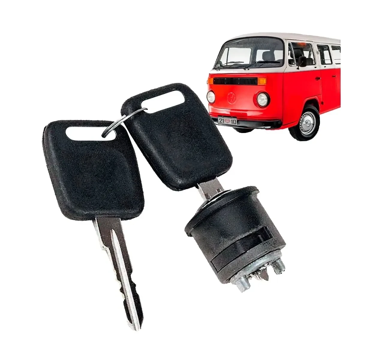 Chapa contacto Kombi 1975-1980 (2pines) 163975 / 163852 / 167126
