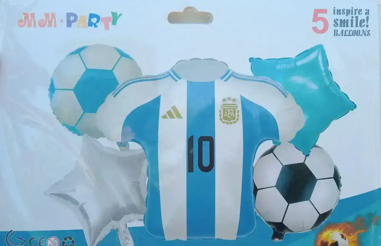 Set 5 globos metalizados argentina 