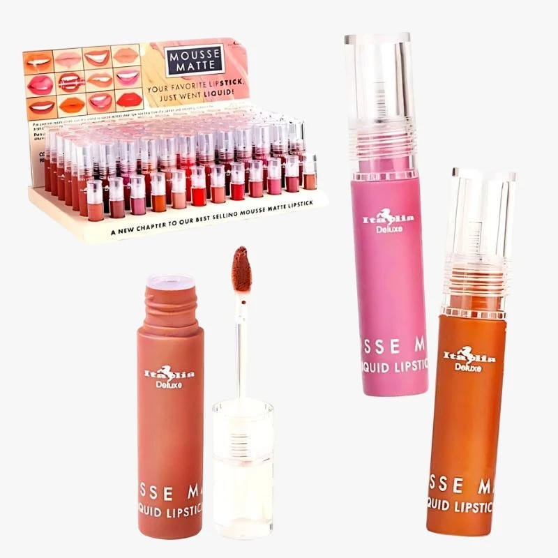 LABIAL LIQUIDO MOUSSE MATTE DE ITALIA DELUX