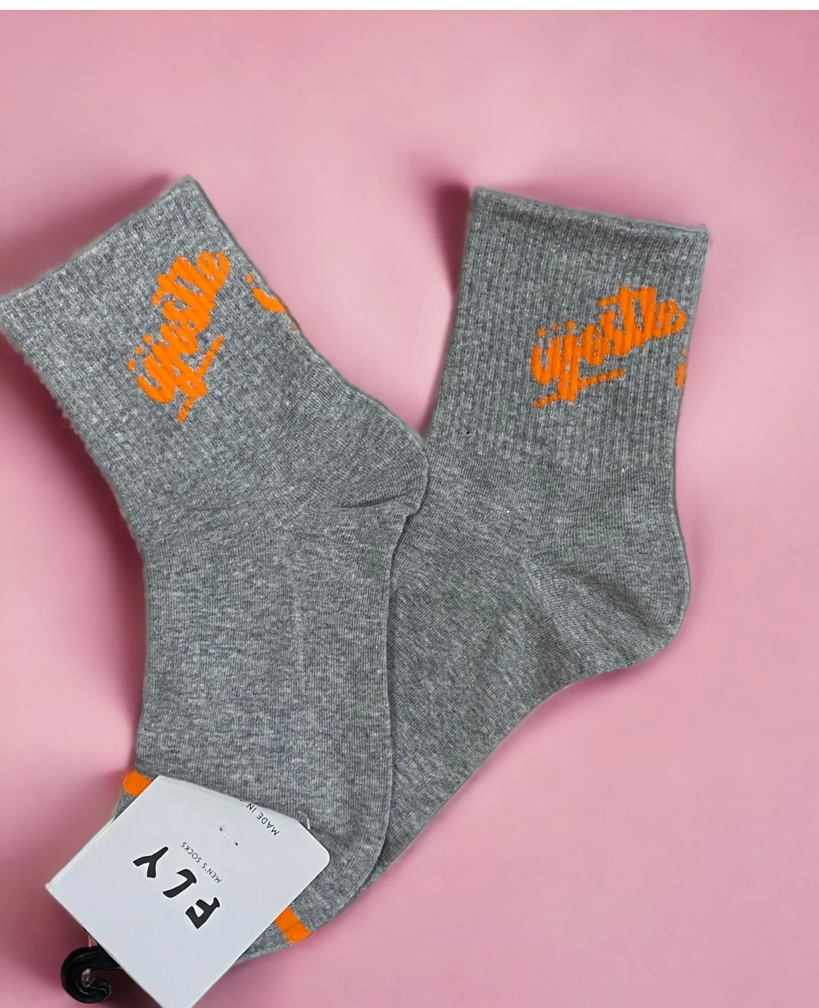 Mesias Gris Con Naranja 