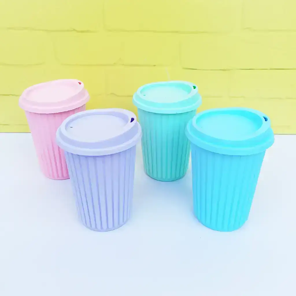 Vaso térmico Rayado Pastel. 2