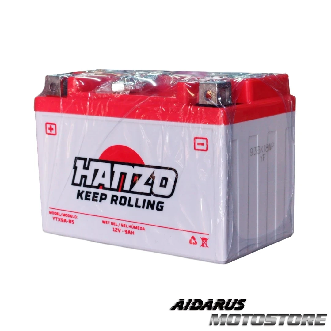 BATERIA HANZO YTX9A-BS PARA MOTO