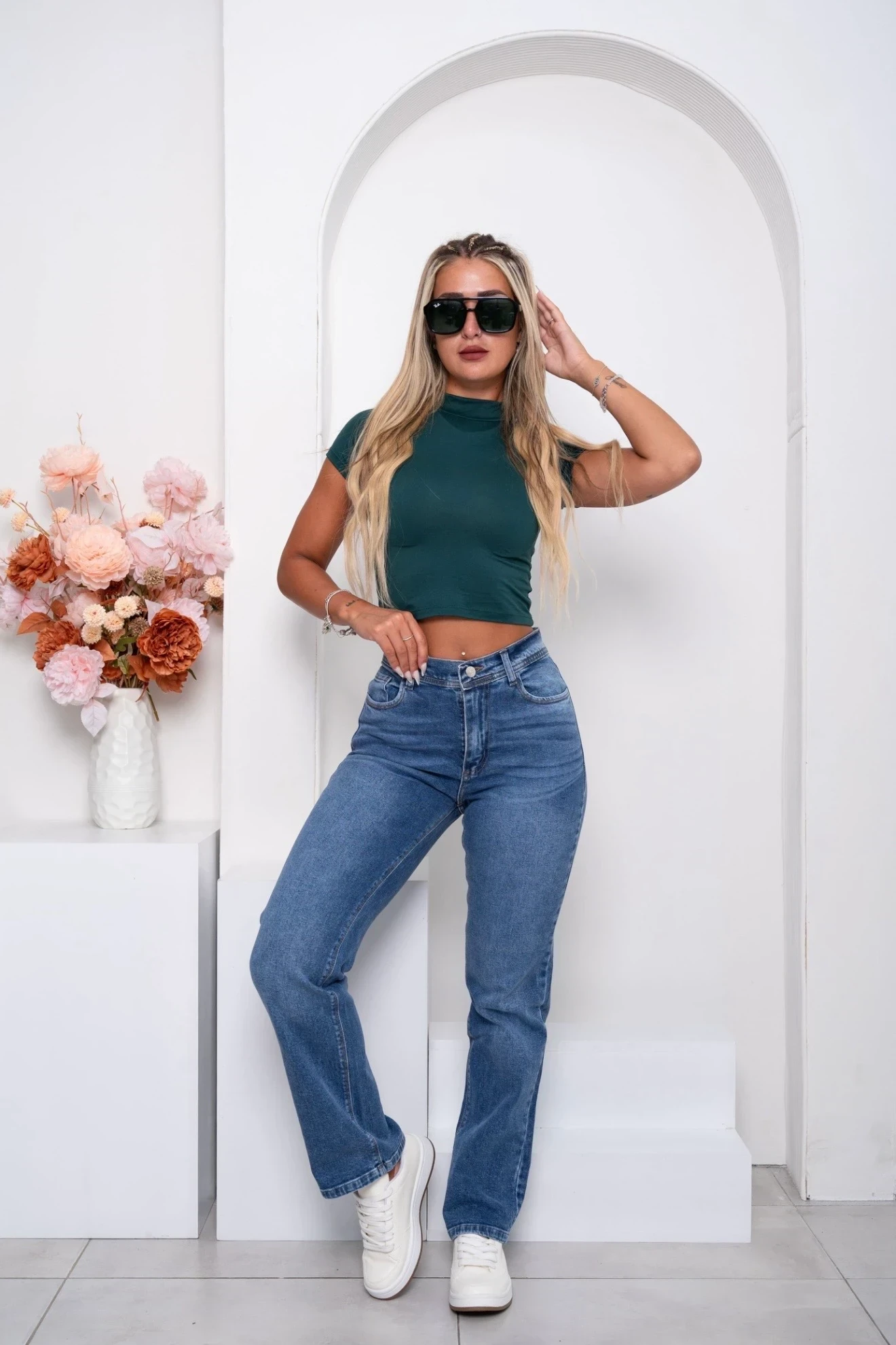 JEANS RECTOS ELASTIZADOS 