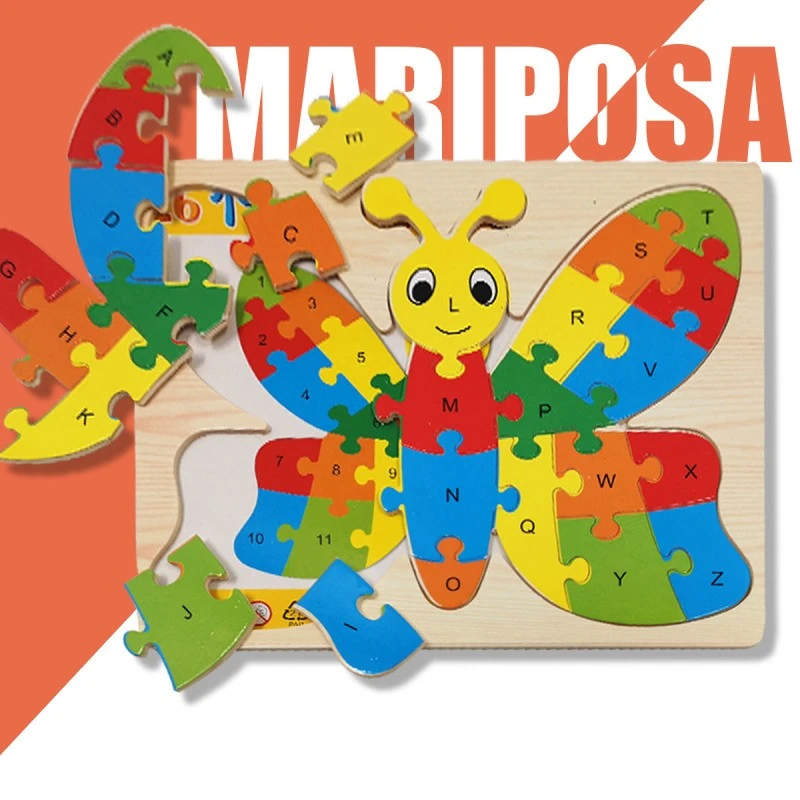 ROMPECABEZAS MARIPOSA ABC