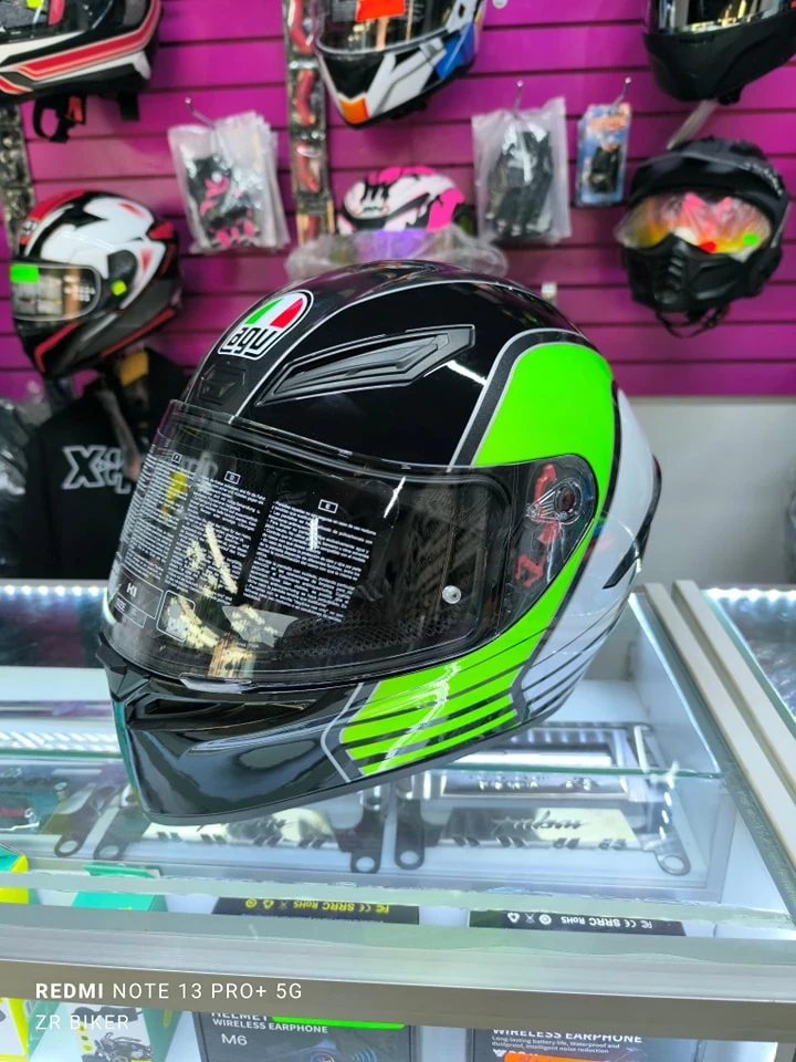 CASCO AGV K1 Power Gunmetal / White / Green