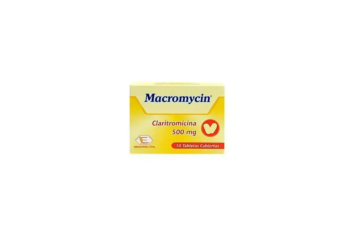 MACROMYCIN TBL X 10 CLARITROMICINA