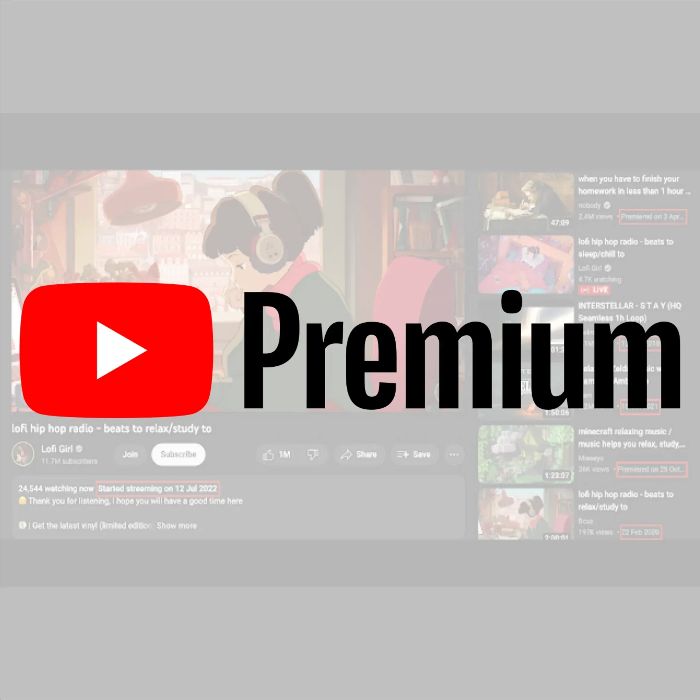 YouTube Premium 4 meses