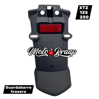 PL Xtz 125 / PL Xtz 250 Guardabarro trasero porta placa SPD GBT-2050