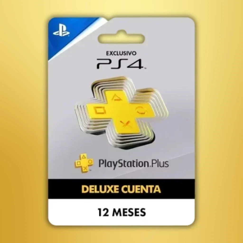 Playstation Plus 12 meses Deluxe PS4