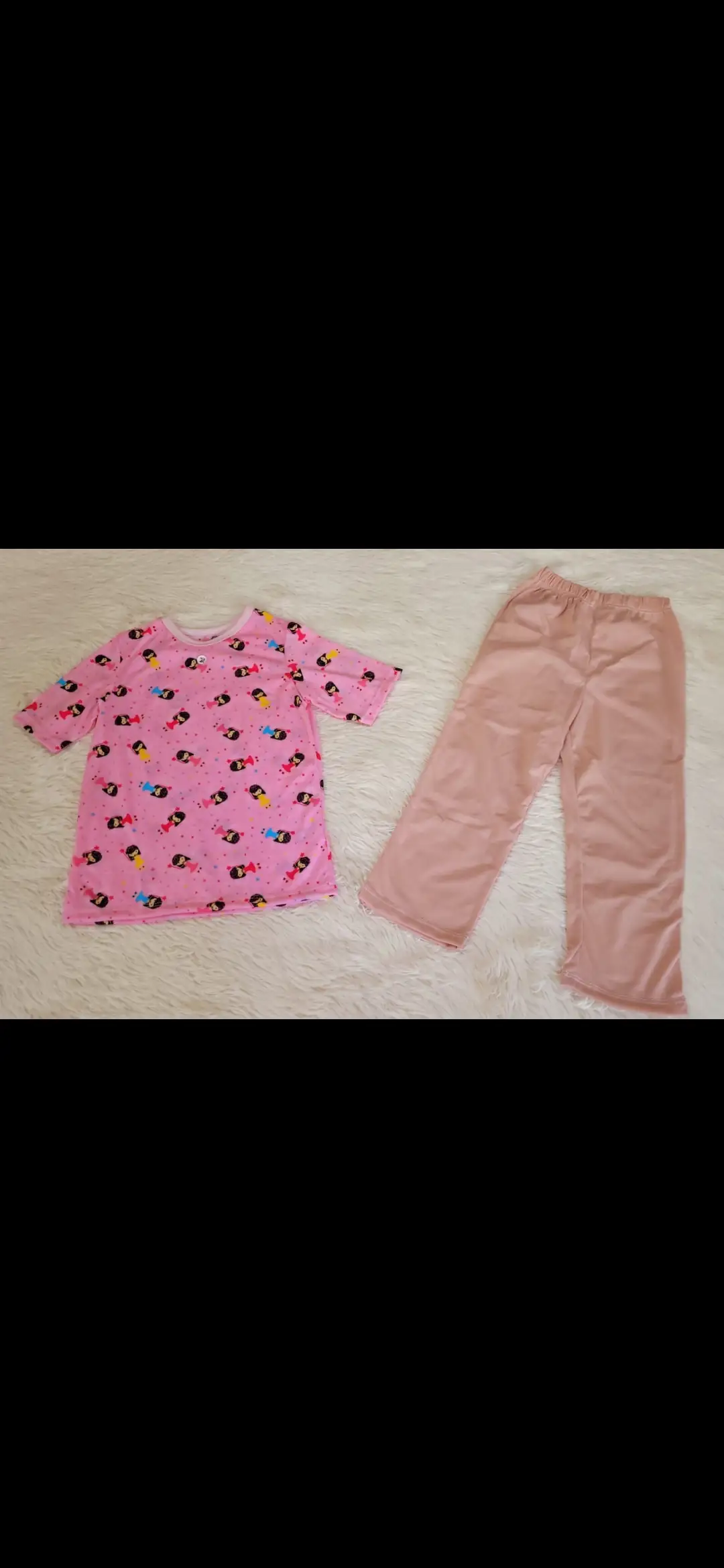 Pijama niña, manga corta 2