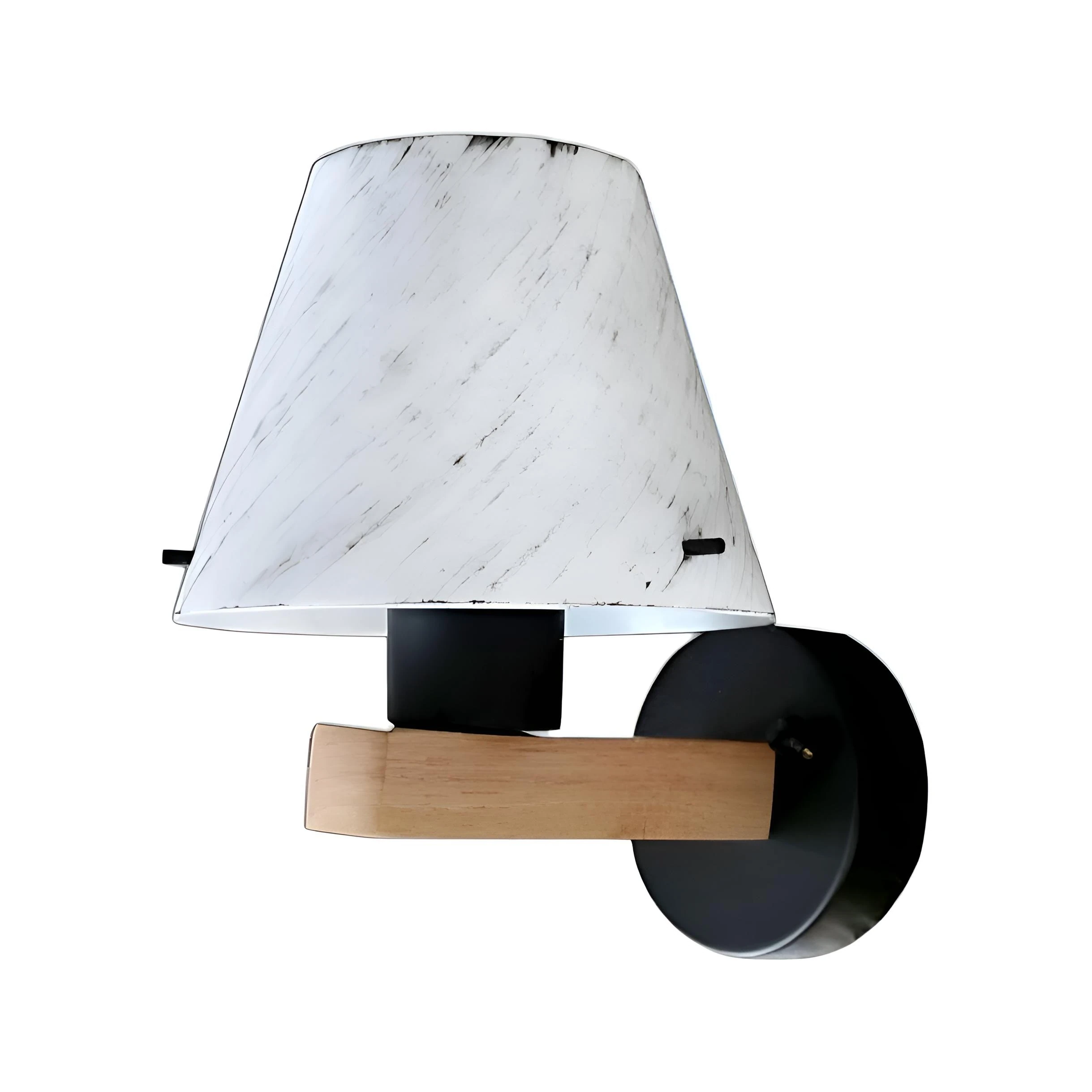 LAMPARA PARED CONO BLANCO 1L E27