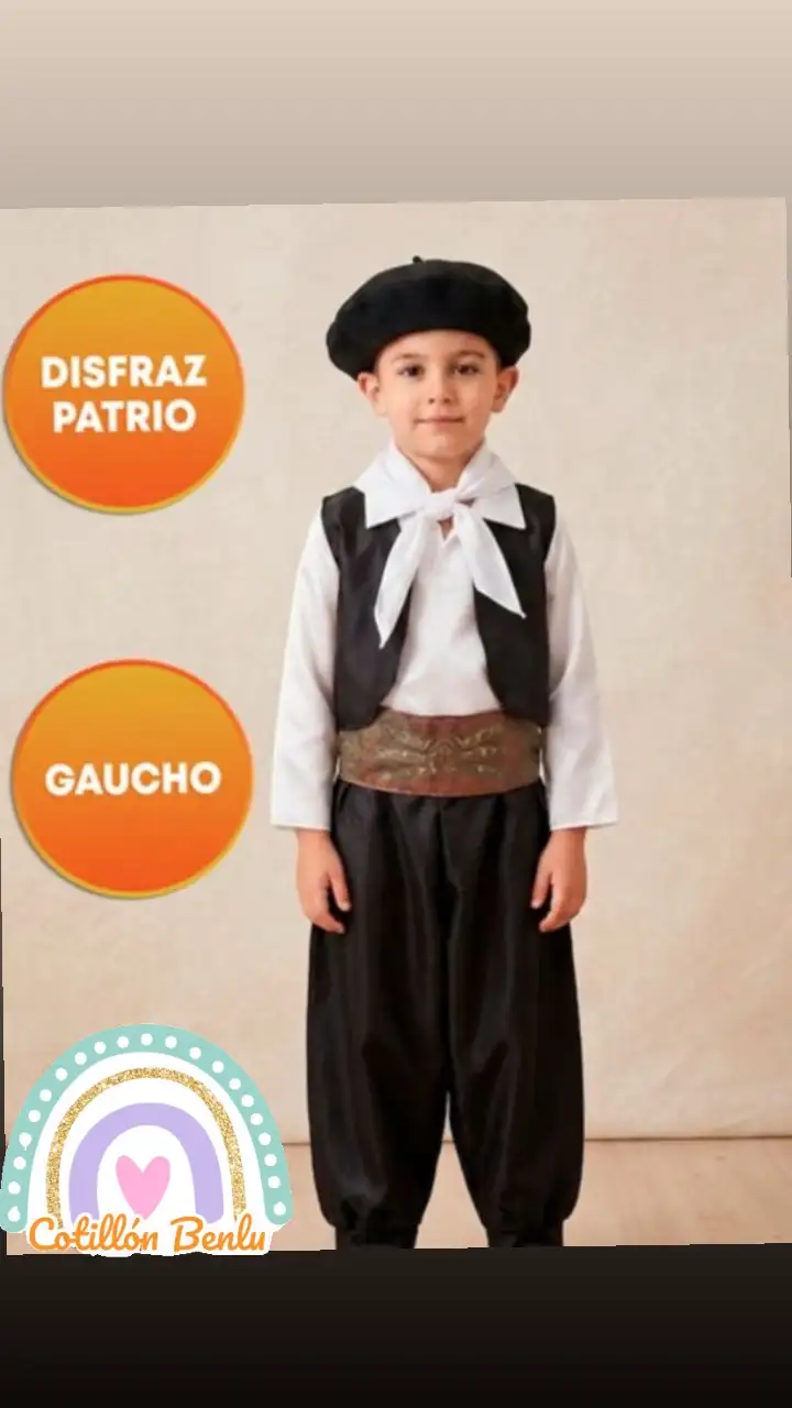 Disfraz patrio gaucho