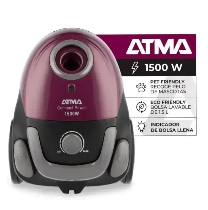 ASPIRADORA ATMA 1500W COMPACT POWER