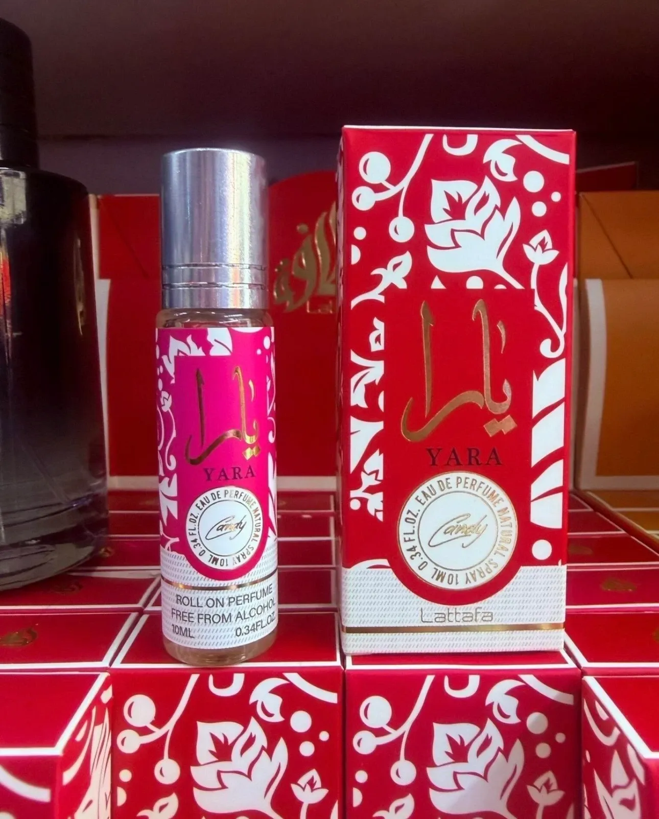 1.1 - Yara Candy Lattafa Perfume de bolsillo 10ml - Mujer