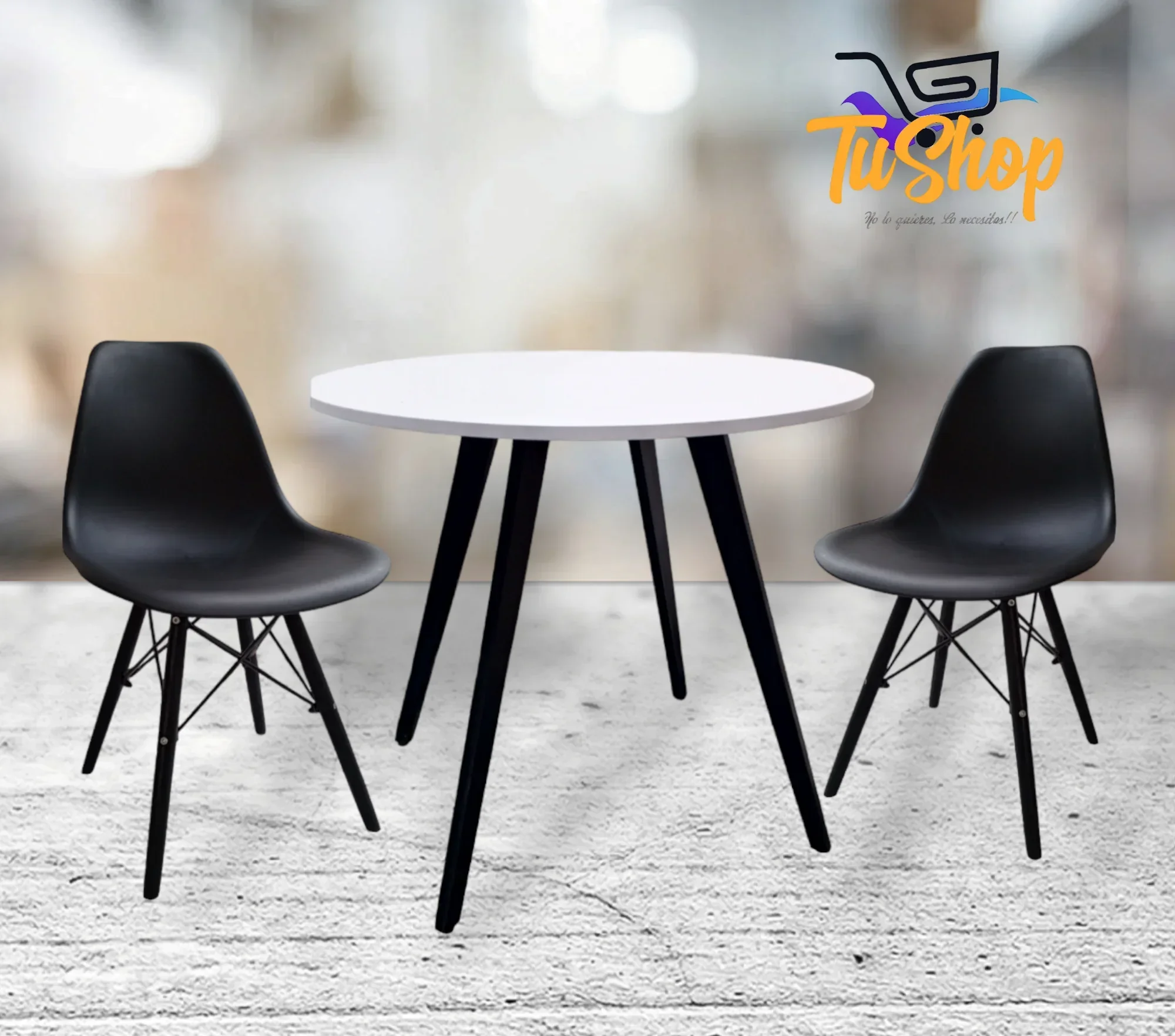 Juego Comedor Nordico 2 Puestos  2