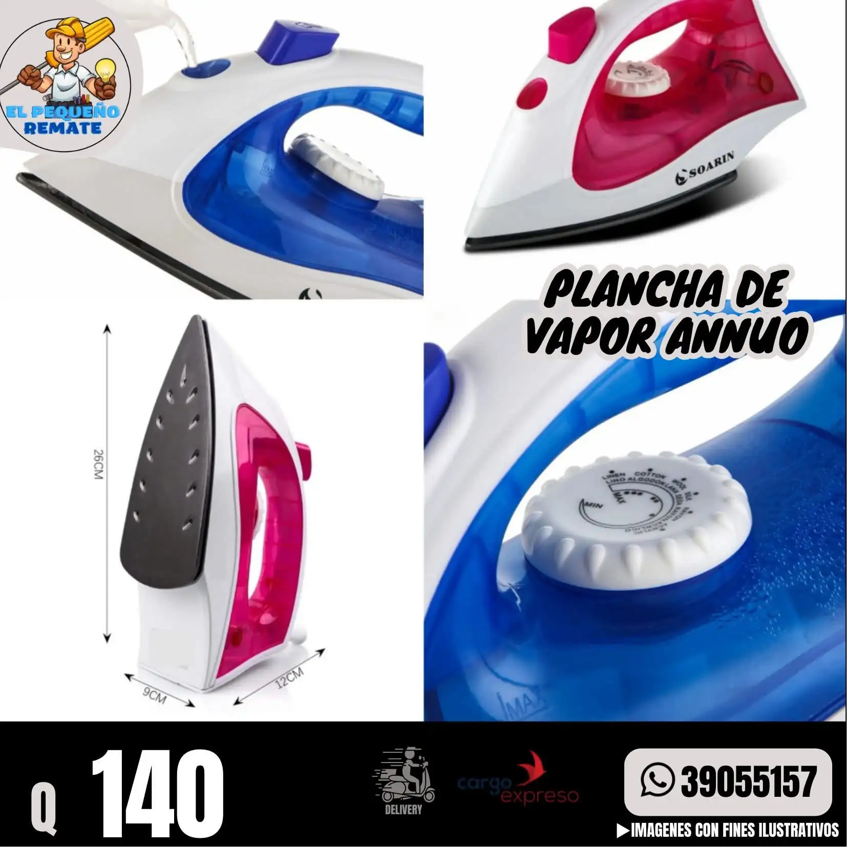 PLANCHA DE VAPOR ANNUO 3
