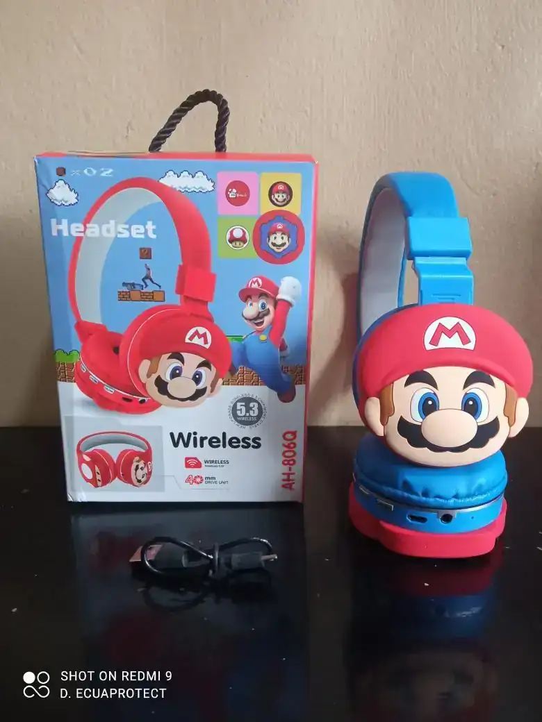 AUDIFONO INALAMBRICO SUPER MARIO BROS ⭐🍄🎧