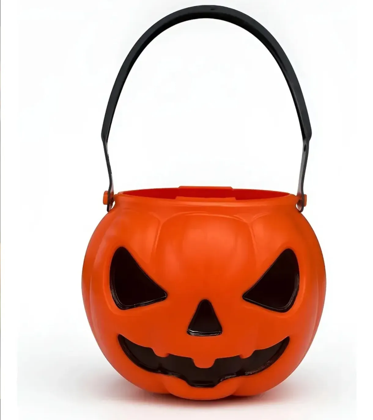 Calabaza caramelera plastica halloween para ensamblar 