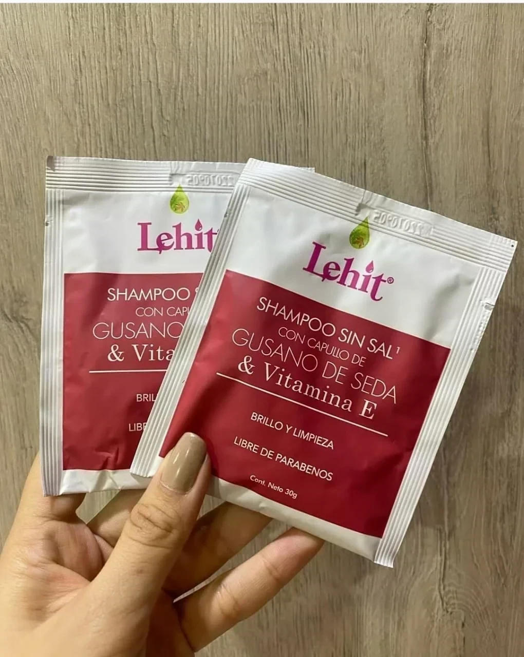 lehit shampoo sobre x30 gusano de seda
