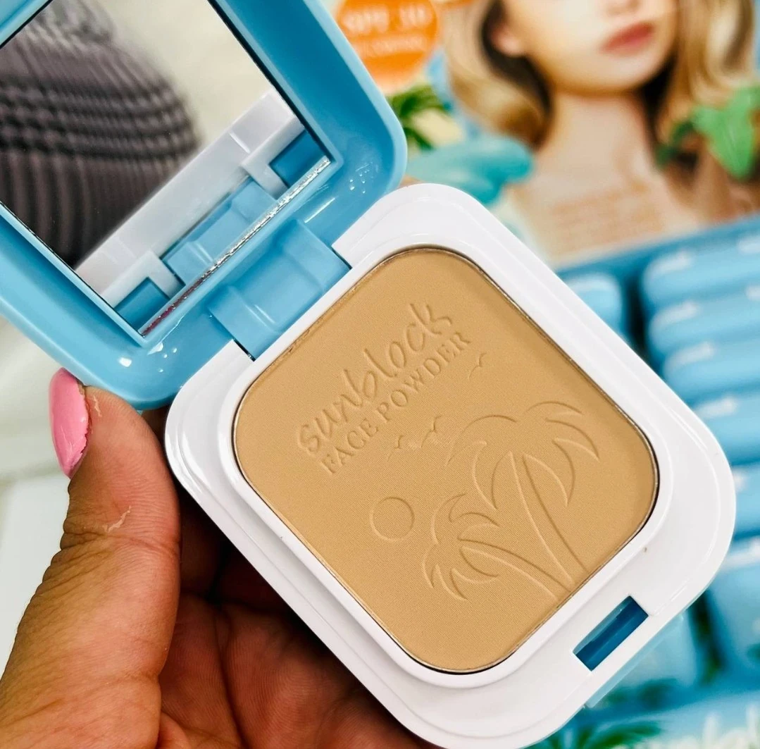 Polvo compacto con protector solar 30 spf 🤗💖 2