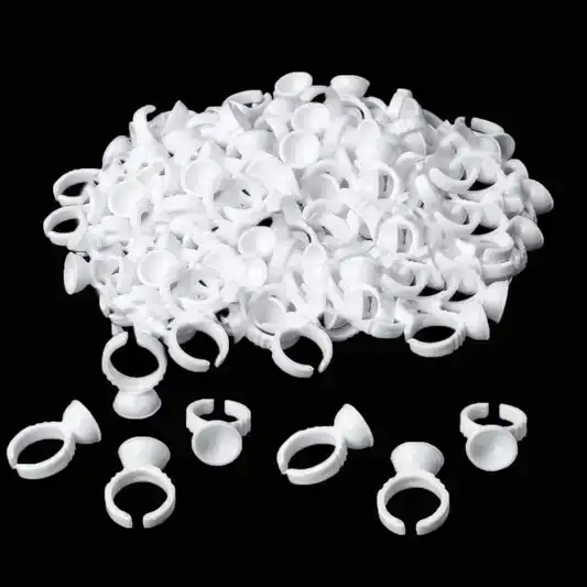 100 Anillos Pegamento Extensión Pestañas
