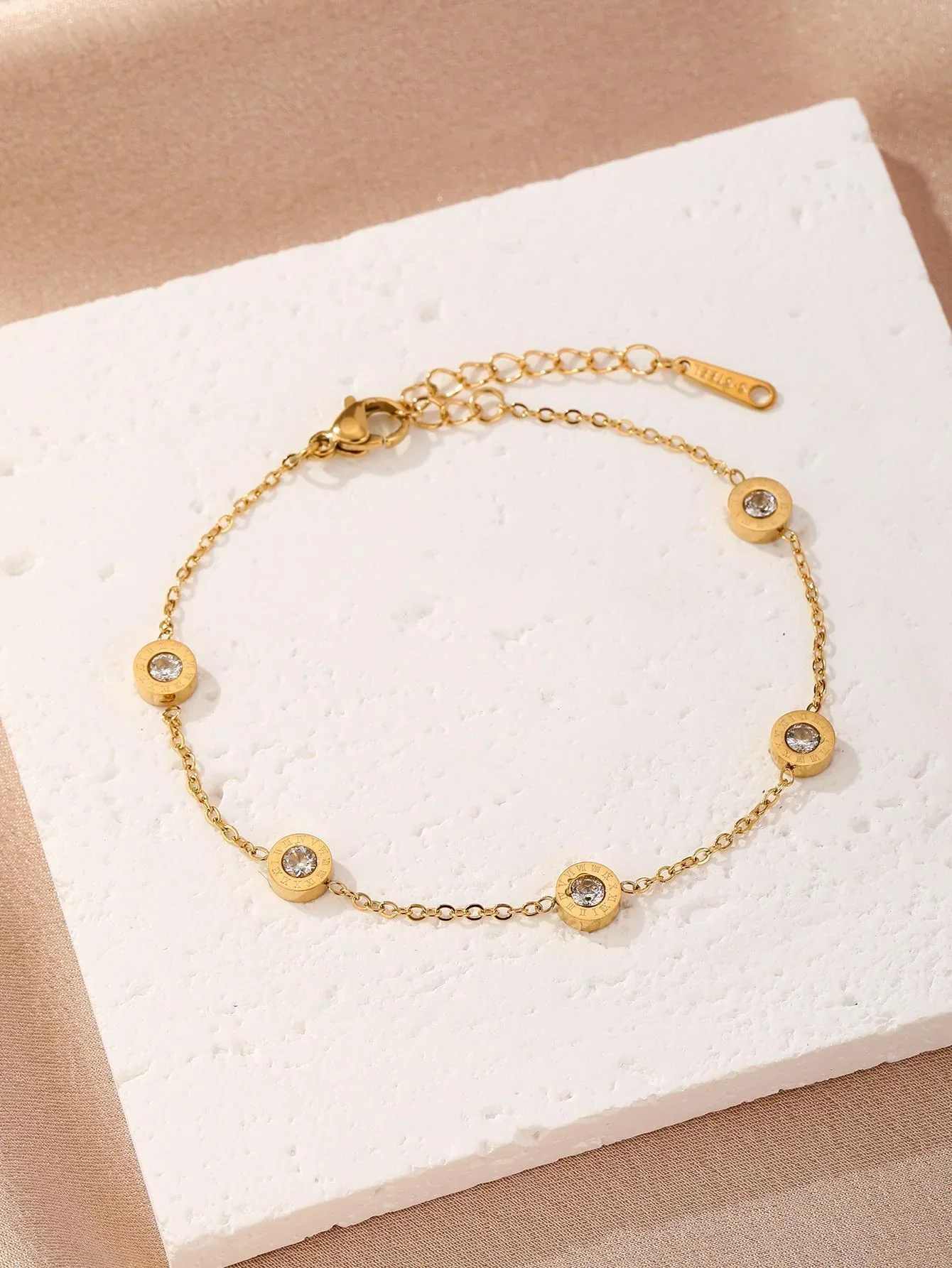 Pulsera zirconia cúbica adorno