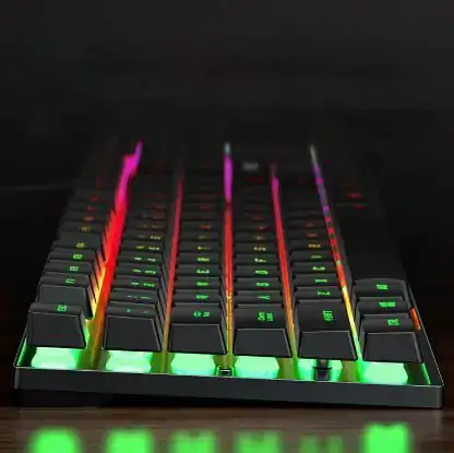 TECLADO GAMER CON LUCES LED 2