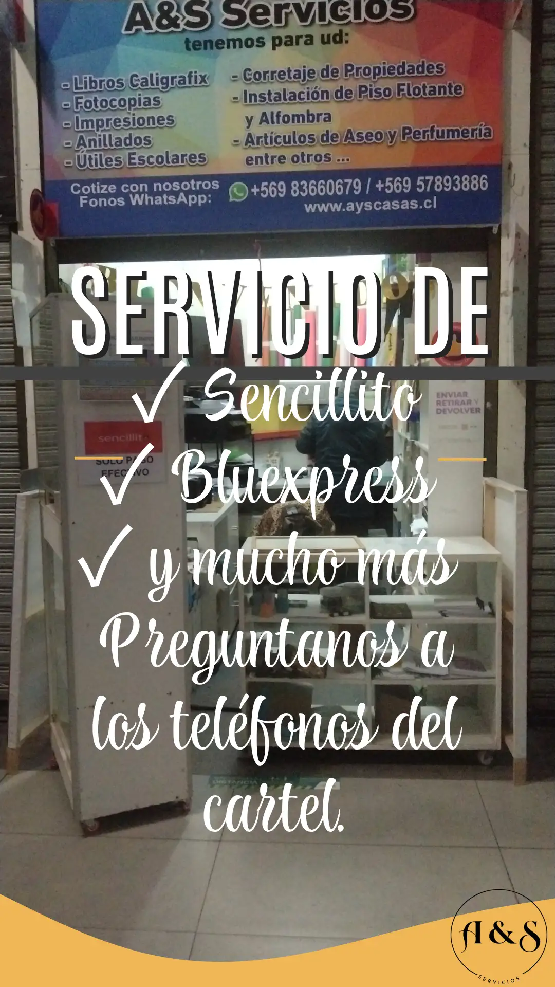 Ademas tenemos 