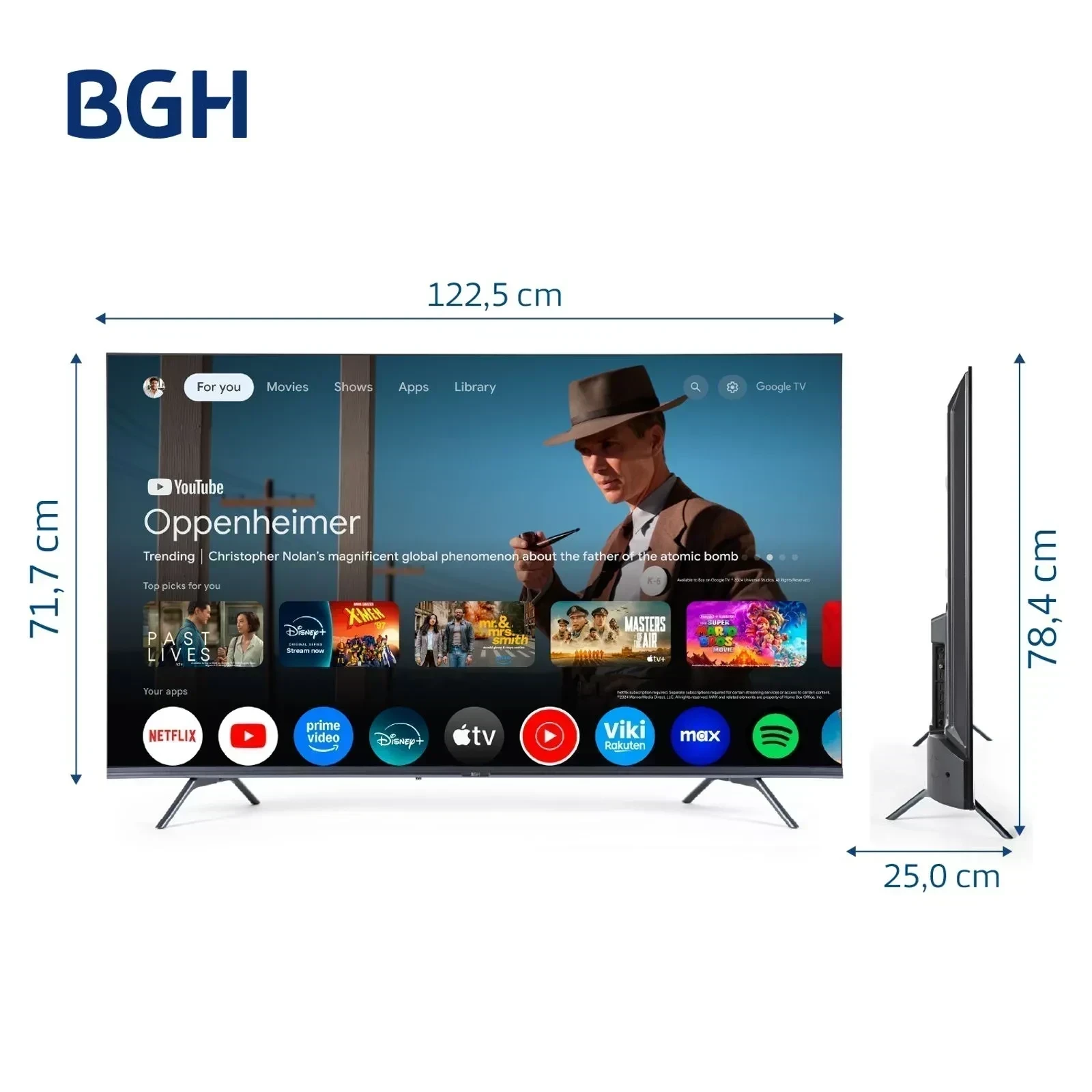 Smart TV BGH 55" BGH Google TV B5524US6G 3