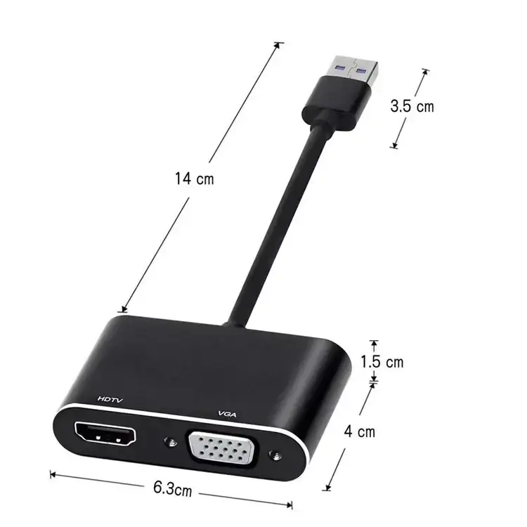 USB TO VGA HDMI 2