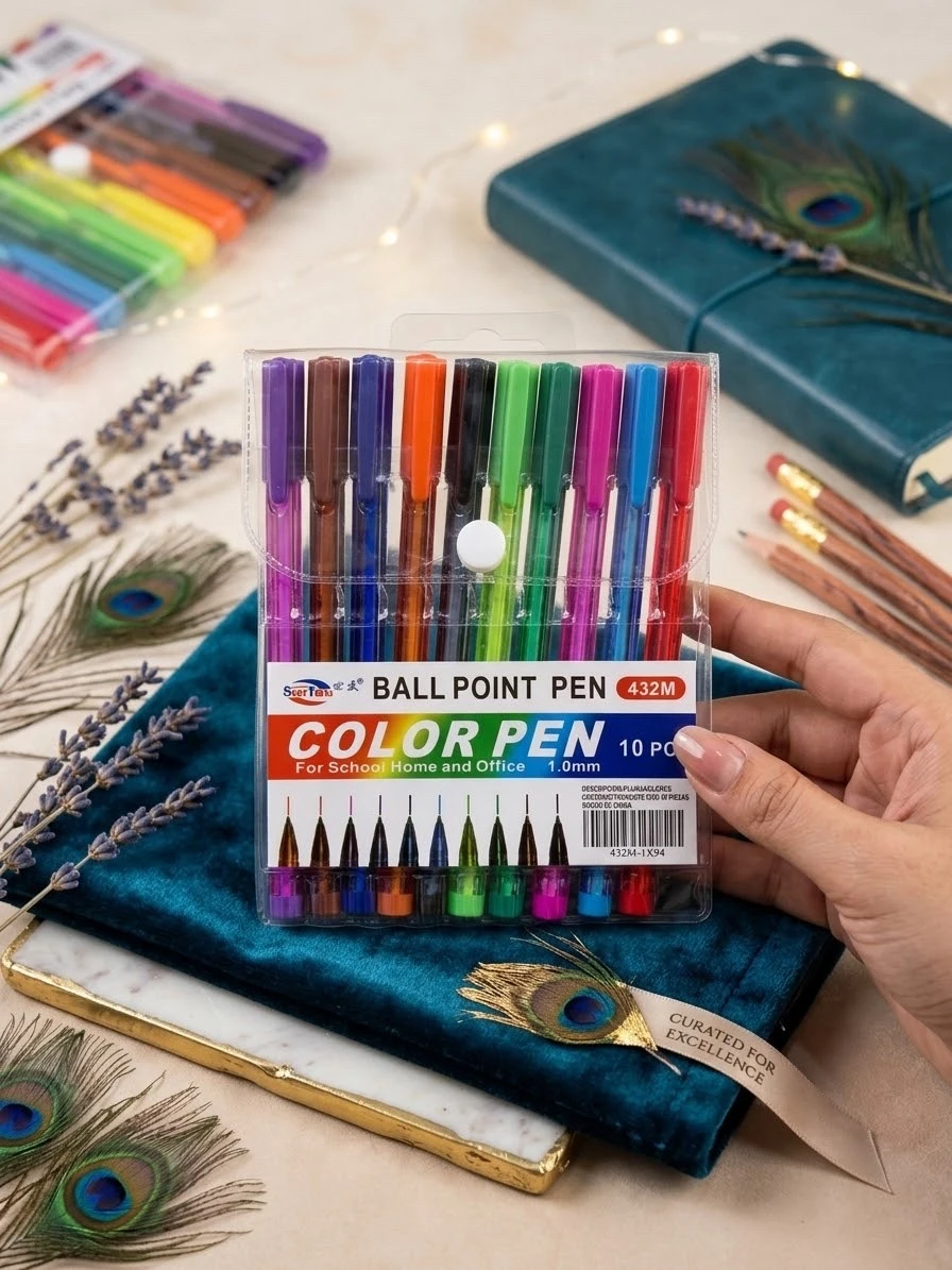 Set de 10 plumas de gel 