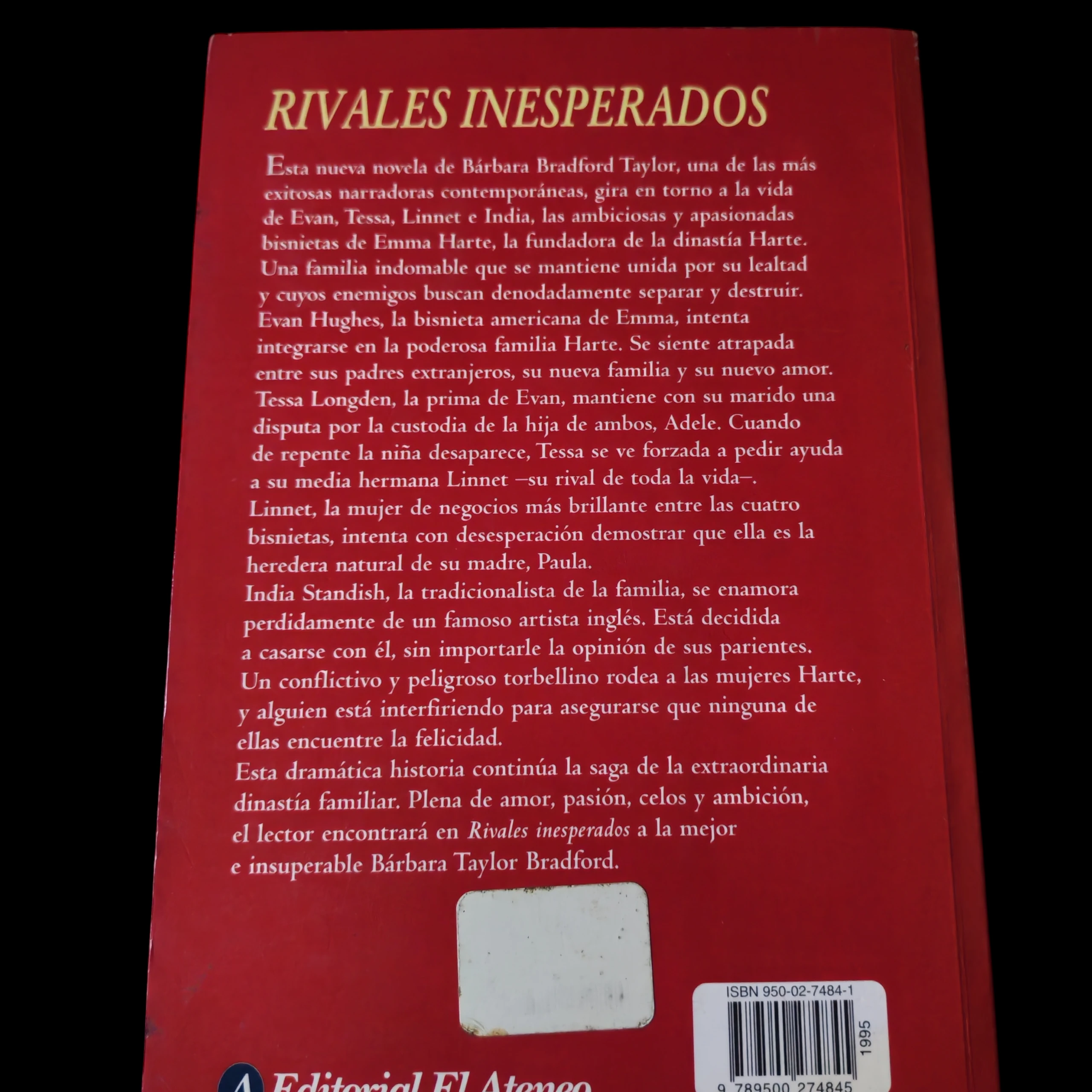 Rivales inesperados, Barbara T. Bradford, usado 2