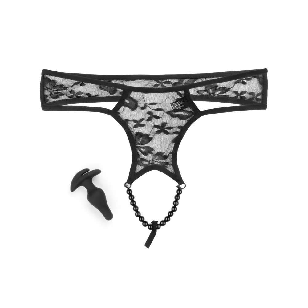 Hookup Panties Crotchless Pleasure Pearls 3